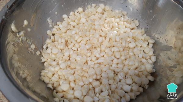 Recette de tamales de maïs blanc - Étape 2