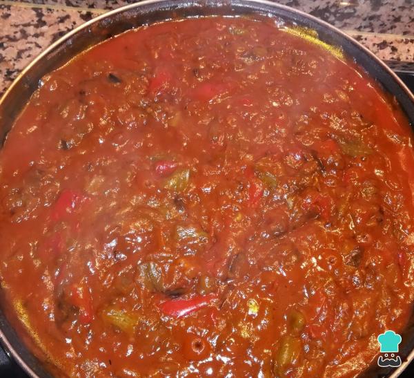 Recette de Longaniza au sanfaina - Étape 4