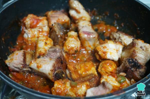 Recette de nouilles catalanes en cocotte - Étape 6