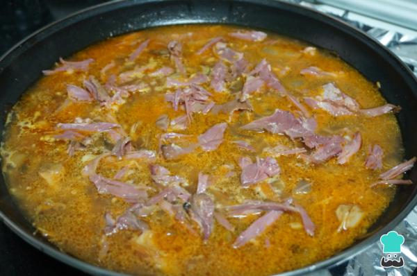 Recette de Fideuá de canard - Étape 6