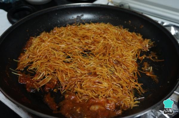 Recette de Fideuá de canard - Étape 5