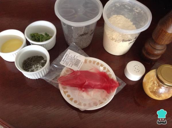 Recette de Thon pané aux graines de chia - Étape 1