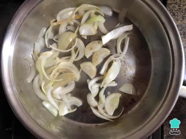 Recette de Chow mein au poulet - Étape 2