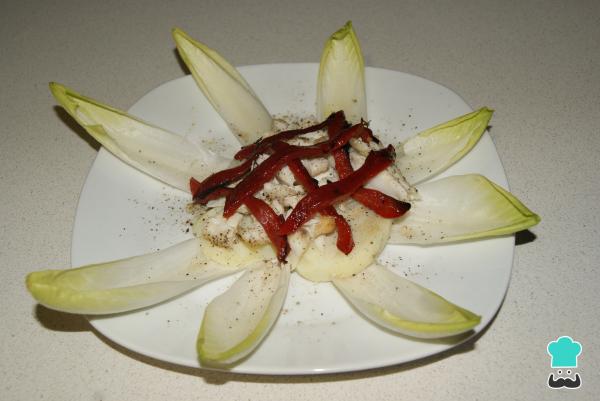Recette Salade d'endives au cabillaud - Étape 4