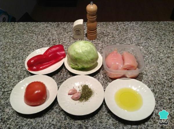 Recette de salade de poulet légère - Étape 1