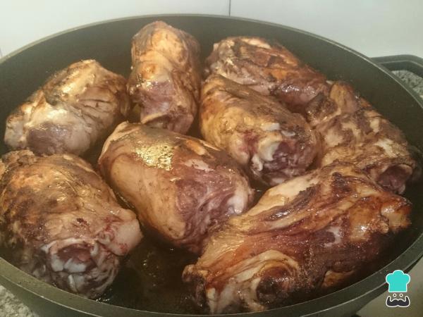 Recette Jarret de porc au vin rouge - Étape 3