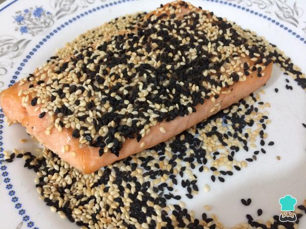 Recette de Tataki de Saumon au Sésame - Étape 3