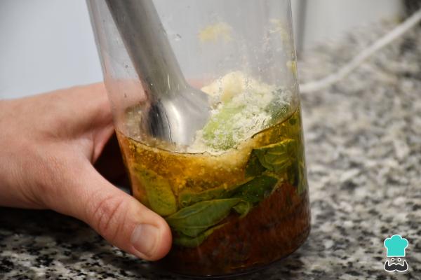 Recette de pâtes au pesto rouge - Étape 2