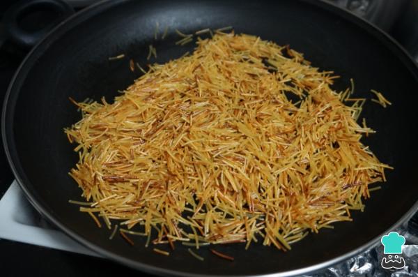 Recette de Fideuá à la viande - Étape 1