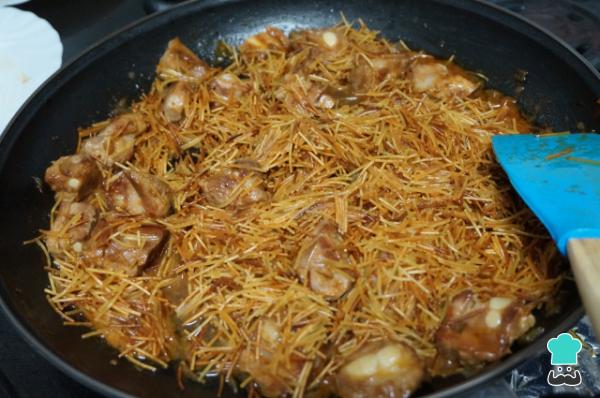 Recette de Fideuá à la viande - Étape 6