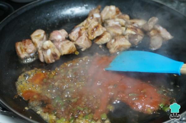 Recette de Fideuá à la viande - Étape 4