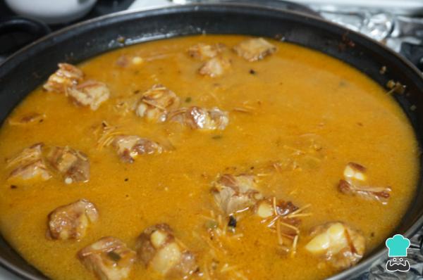 Recette de Fideuá à la viande - Étape 7