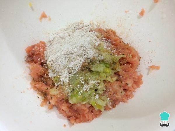 Recette de burgers au saumon - Étape 3