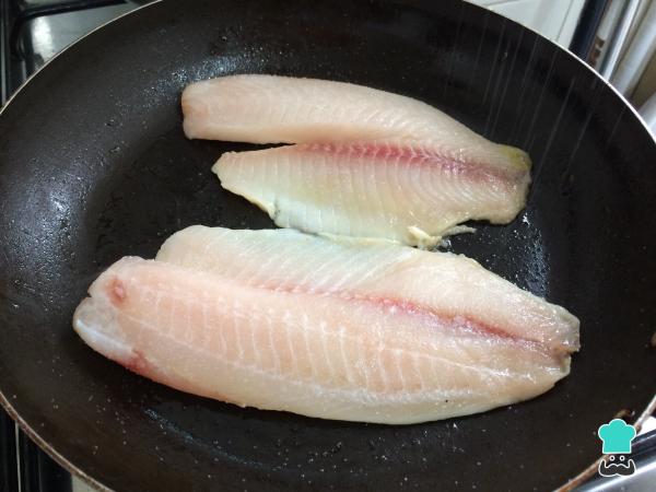Recette de filet de poisson aux câpres - Étape 4