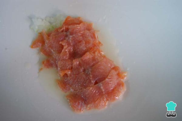 Recette Tiradito de truite - Étape 4