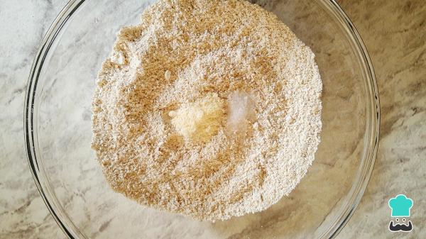 Recette de pizza aux flocons d'avoine - Étape 2