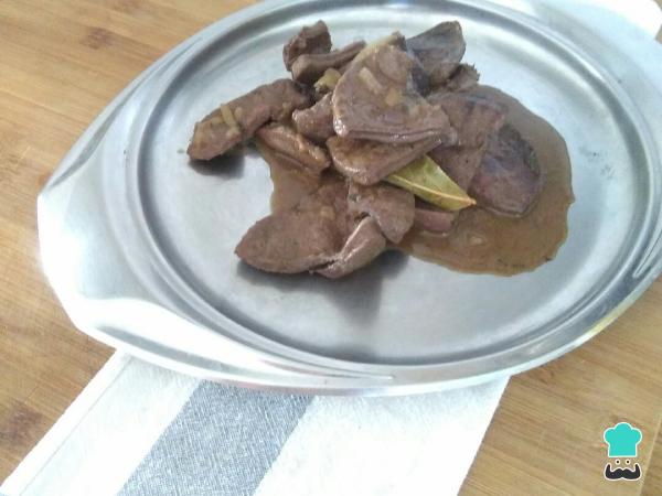 Recette de Foie aux oignons au vin rouge - Étape 5