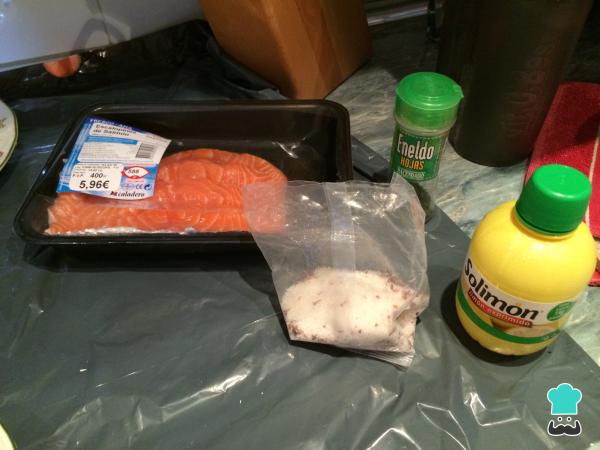 Recette de saumon au micro-ondes au citron - Étape 1