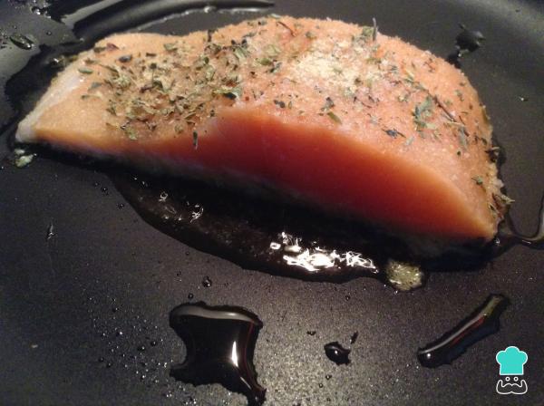 Recette Saumon au cava - Étape 4
