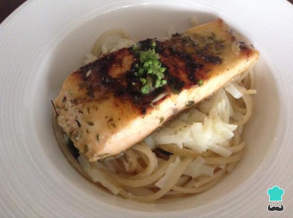 Recette Saumon au cava - Étape 6