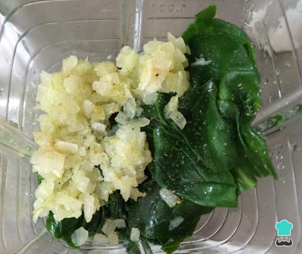 Recette de saumon avec sauce aux épinards - Étape 4