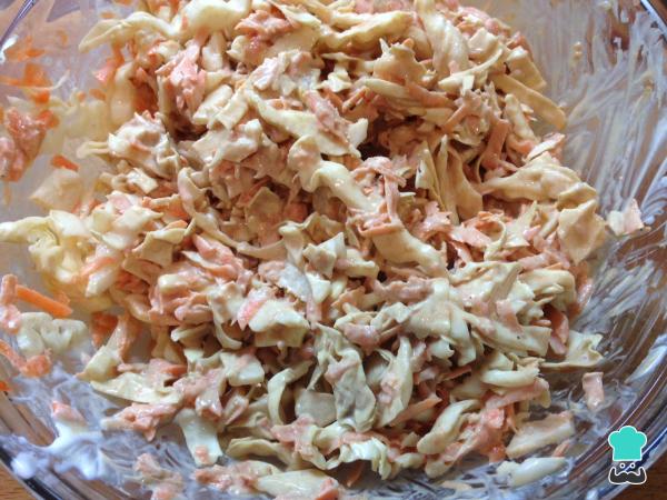 Recette de salade de chou et de carottes aigre-douce - Étape 3