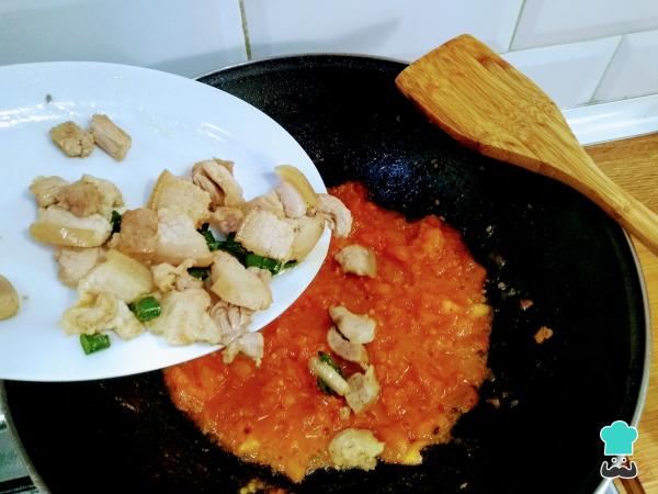 Recette de Spaghetti amatriciana - Étape 5