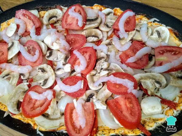 Recette de pizza aux crevettes - Étape 7