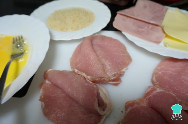 Recette des Livrets de Longe au Jambon et Fromage - Étape 1