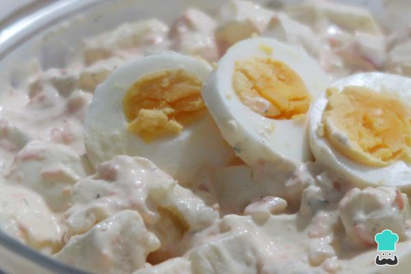 Recette de salade de pommes de terre et d'œufs durs - Étape 5