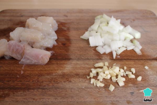 Recette Gandia Fideuá - Étape 1