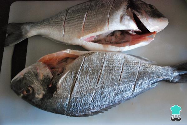 Recette de Dorada frite - Étape 1