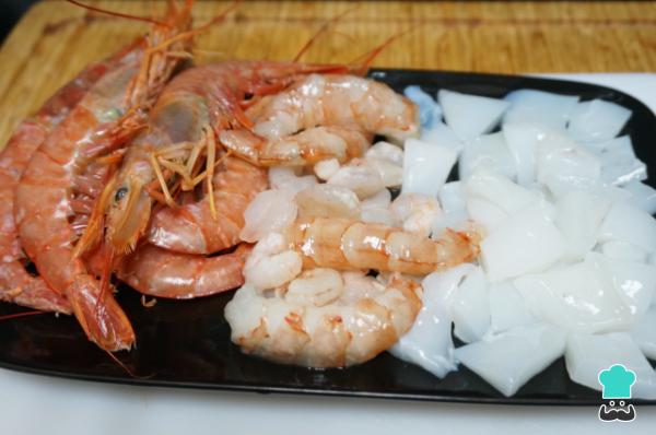 Recette Fideuá aux fruits de mer - Étape 4