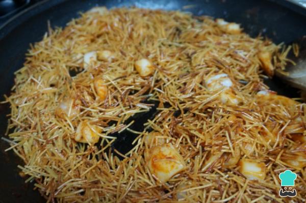 Recette Fideuá aux fruits de mer - Étape 7