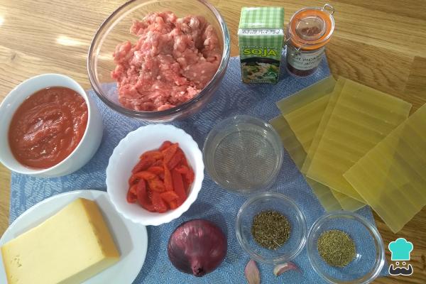 Recette de lasagnes sans four - Étape 1