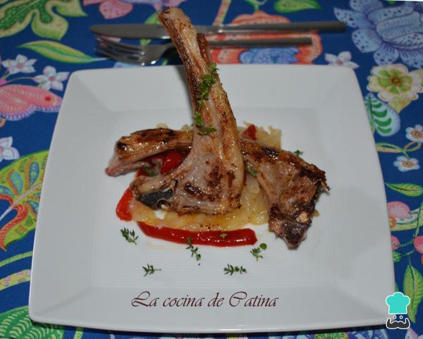 Recette de Côtelettes d'Agneau aux Oignons - Étape 3