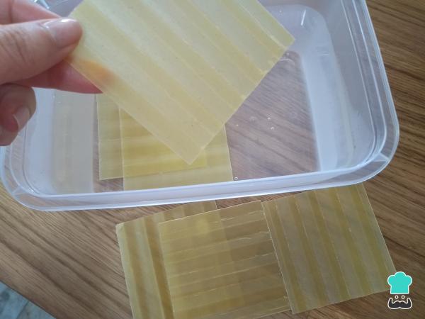 Recette de cannellonis aux fruits de mer - Étape 1