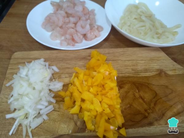 Recette de cannellonis aux fruits de mer - Étape 2