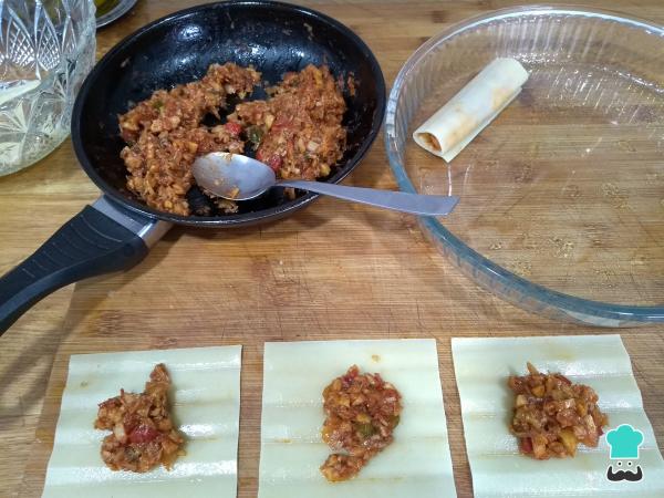 Recette de cannellonis de morue - Étape 5