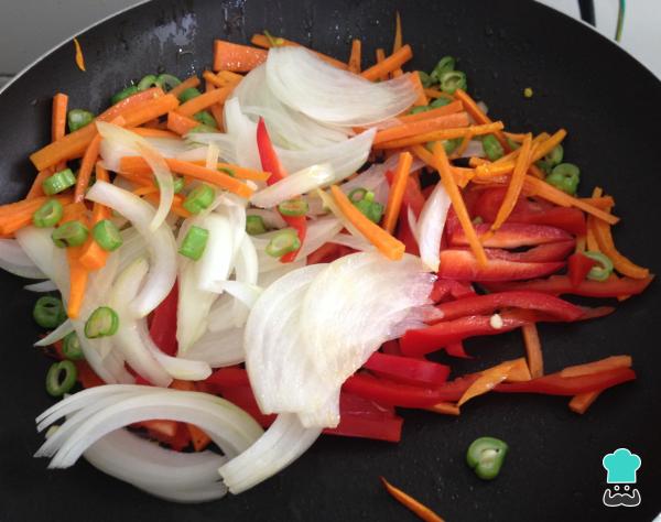 Recette de Sole aux légumes au four - Étape 3