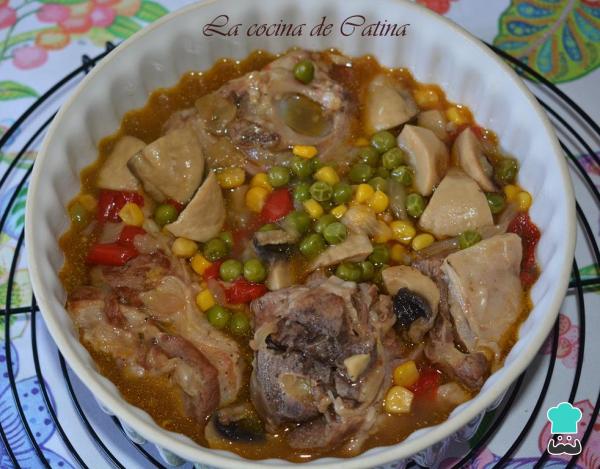 Recette d'agneau mijoté aux petits pois - Étape 5