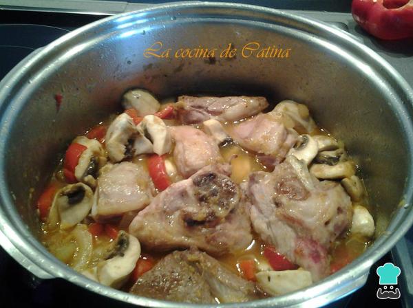 Recette d'agneau mijoté aux petits pois - Étape 3