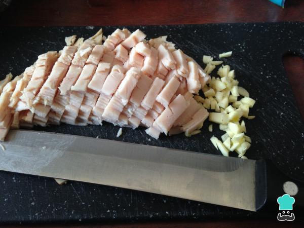 Recette de nouilles aux œufs - Étape 1