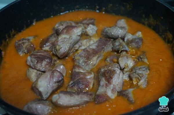 Recette de Porc maigre à la sauce tomate - Étape 7