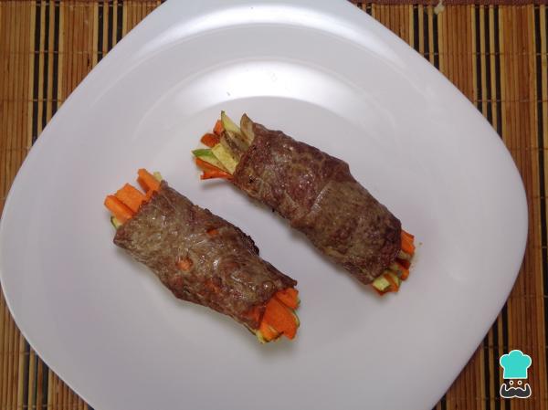 Recette de Steak farci aux légumes au four - Étape 6