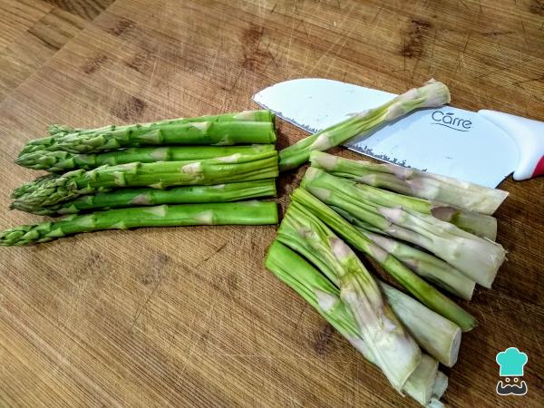 Recette de pâtes aux asperges - Étape 1