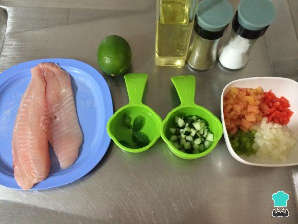 Recette Filet de mérou grillé - Étape 1