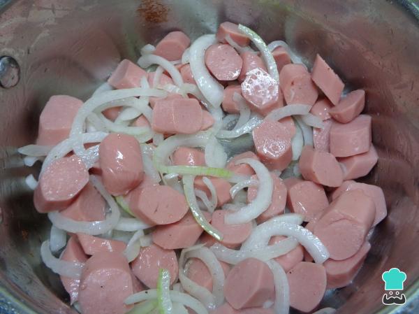 Recette de saucisses Enchipotlada pour enfants - Étape 5