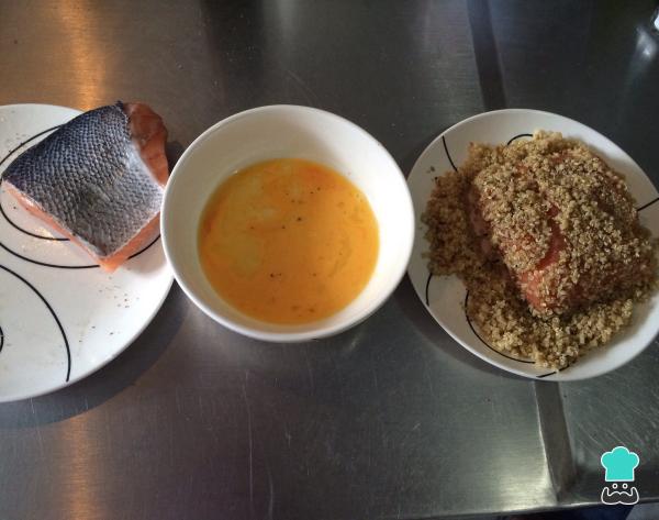 Recette Saumon au quinoa - Étape 3