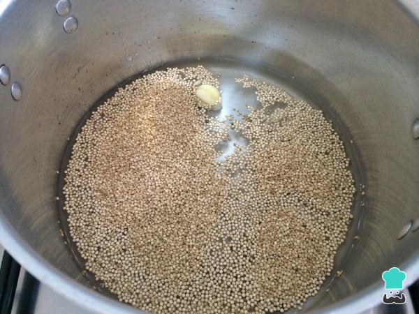 Recette Saumon au quinoa - Étape 2